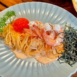 สปาเก็ตตี้ไข่กุ้งล้น