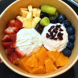 เซตสุดคุ้ม2  กรีก2สกู๊ป+ผลไม้5อย่าง