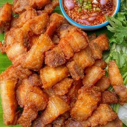 หมูสามชั้นทอด