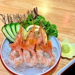 กุ้งหวานซาซิมิ