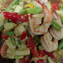 ตำแตงกุ้งสุก - แซ่บนัวปลาร้าหอมๆ