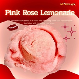 {Recommend} Pink Rose Lemon Sorbet 1 Cups Gelato