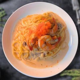 poppo pasta - สปาเก็ตตี้ & ไข่ข้น