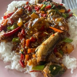 Rice With Basil Canned Fish