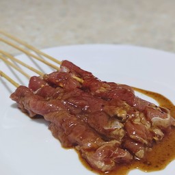 เนื้อย่าง(ปิ้ง)ซอสหมาบ่าสูตรเฉพาะ