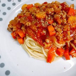 สปาเก็ตตี้ซอสมะเขือเทศ                                        Spaghetti With Tomato sauce