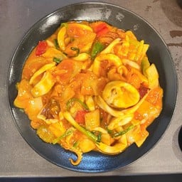 หมึกผัดไข่เค็ม