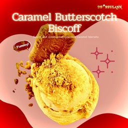 Caramel ButterScotch Biscoff  [ 16 oz. Pint Gelato ]