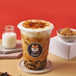 ชานมวิปชีสพ่นไฟ (Whip Cheese Milk Tea)
