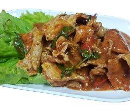 หมูผัดซอส