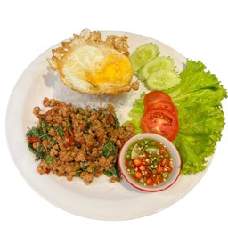 ผัดกระเพราเผ็ดนรก ผัดกระเพราเผ็ดนรก