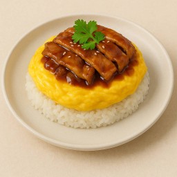 ข้าวไข่ข้นหมูสไลด์