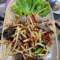 ตำกุ้งสด(ไทย-ปู-ปูปลาร้า)