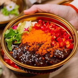 ข้าวกุ้งดอง+ไข่กุ้ง