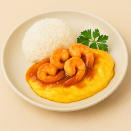 ข้าวไข่ข้นกุ้ง