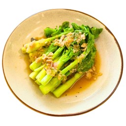 ยอดคะน้าผัดปลาเค็ม