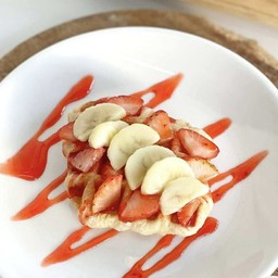 สตอเบอรี่สดกล้วย