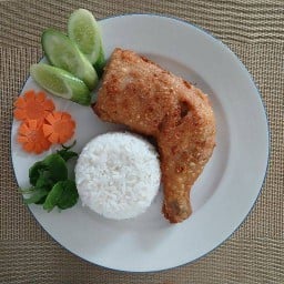 ราชาข้าวไก่ทอด/น้ำปั่น 22ปี เบอร์เกอร์
