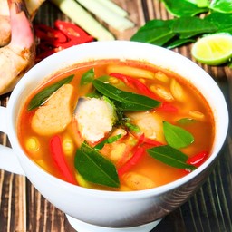 ต้มยำปลาดอรี่ 150 kcal