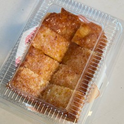 ขนมปังปิ้งเนยนมน้ำตาล 2 ชิ้น