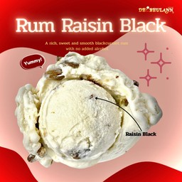 [Best Seller] Rum Raisin Black 1 Cups Gelato