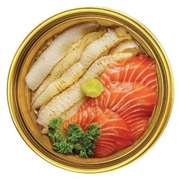 ข้าวเอนกาวะ + แซลมอนสด