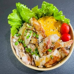 ข้าวไข่ข้นไก่ย่างเทอริยากิ