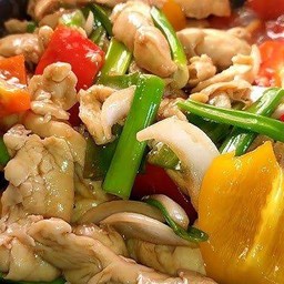 ไก่ผัดน้ำมันหอย