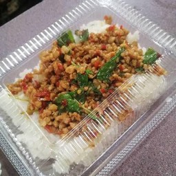 ชุดข้าวกระเพราหมูสับ