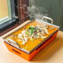 ปลากระพง ต้มผักกาดดอง