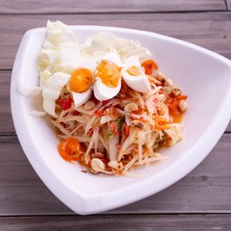 ตำไทยไข่เค็ม