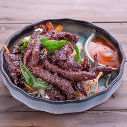 เนื้อแดดเดียวทอด