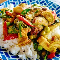 ผัดแกงเขียวหวาน