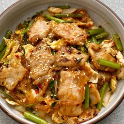 สุกี้แห้ง หมูนุ่ม