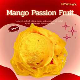 Mango Passion Fruit Sorbet [ 16 oz. Pint Gelato ]
