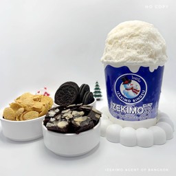 บิงซู+โอริโอ้+บราวนี่+คอร์นเฟลกส์