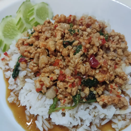 ข้าวกะเพราหมูสับ