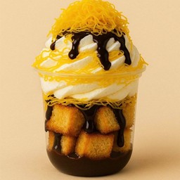 ปังปิ้งคัพ ดาร์กช็อคฝอยทอง