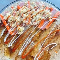 พริกเผา หมูหยอง ปูอัด แฮม