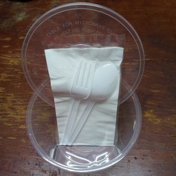 ชามพร้อมฝา & ช้อนส้อม