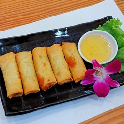 ปอเปี๊ยะกุ้ง 5 ชิ้น