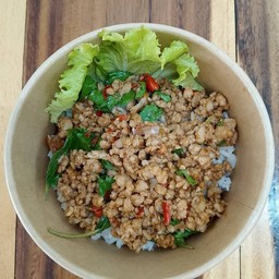 ข้าวกระเพราหมูสับ