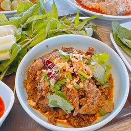 ลาบคั่วหมู