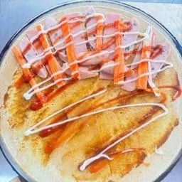 พริกเผา ปูอัด ไส้กรอก แฮม