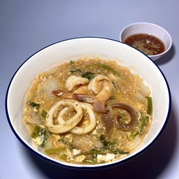 [อร่อยซ่ากับโค้ก] สุกี้น้ำ ทะเล +  โค้ก ไม่มีน้ำตาล (ขวด)