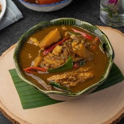 แกงไตปลาปลาย่าง/กุ้งสับ