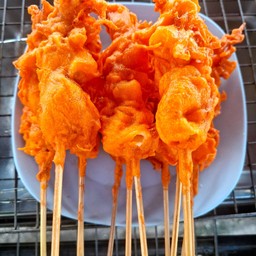 ปลาหมึกชุบแป้งทอด