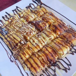 โรตีกล้วย+ช็อกโกแลต