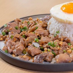 Garlic Chicken With Rice (No Egg)