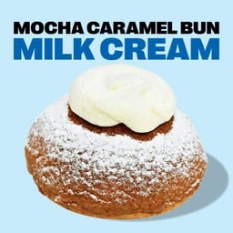 Mocha Caramel Bun Milk Cream